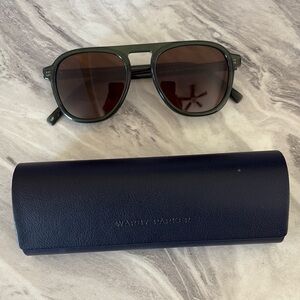 Warby Parker Blaise Palm Crystal Sunglasses with Case